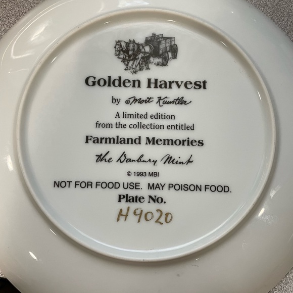 Set of 8 Danbury Mint  Farmland Memories Collection s - Picture 10 of 14